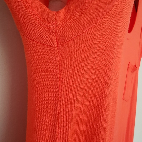Orange t-shirt dress - Picture 6 of 11